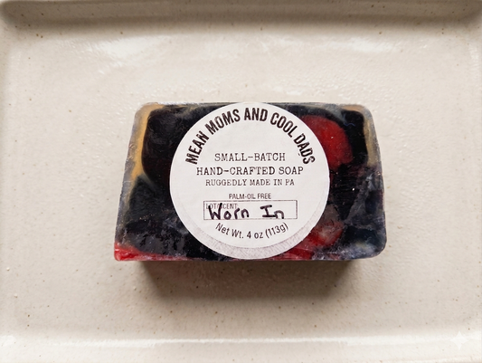 Worn In Bar Soap - Leather and Cuban Tobacco