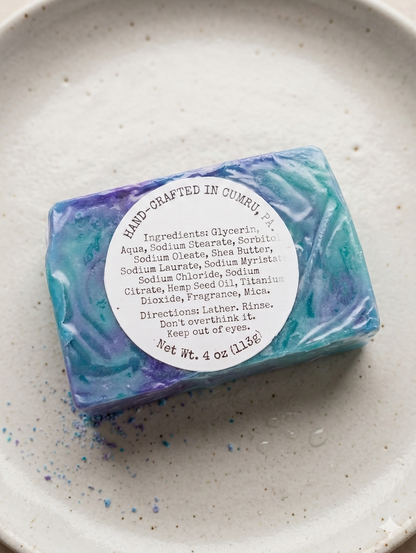 Apothecary Reserve Bar Soap - Hemp Seed Oil - Cedarwood, Smoked Cognac, and Patchouli