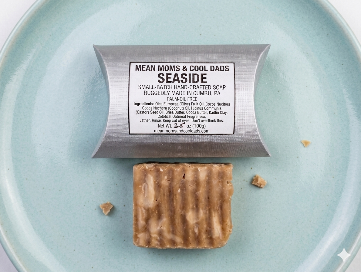 Seaside Bar Soap - Bergamot, Coconut, and Pink Pepper