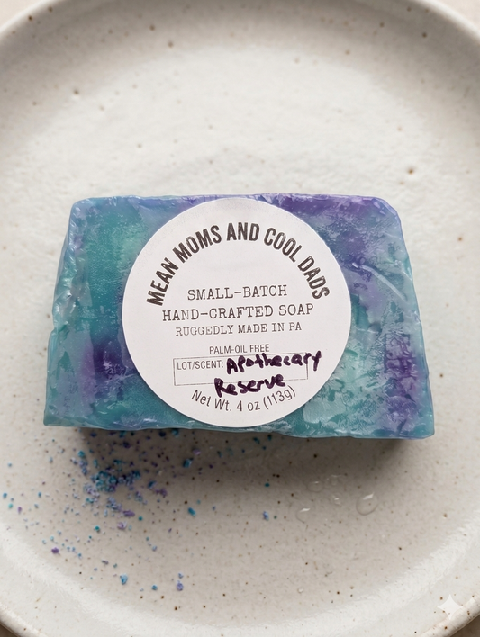 Apothecary Reserve Bar Soap - Hemp Seed Oil - Cedarwood, Smoked Cognac, and Patchouli